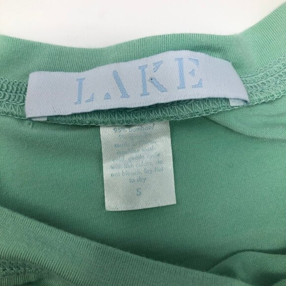 Lake Green Night Gown Lounge Dress Size S Long Sleeve Bamboo - Picture 5 of 5